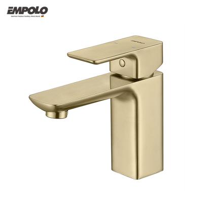 China Modern Sanitary Empolo Bathroom Sink Faucet Waterfall Water Taps Thermostatic cUPC Ceramic Cartridge Mixer Taps Faucets for sale