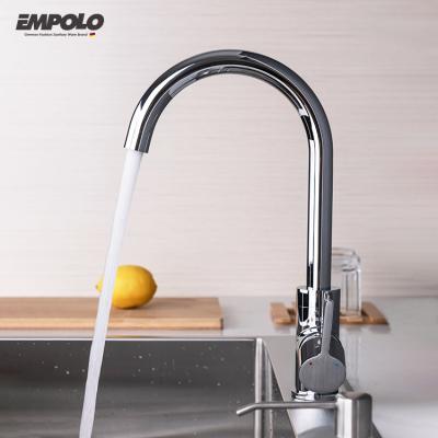 China Kitchen Laundry Faucets Economical Kitchen Sink Mixer Tap Brass Metered Faucet Hot And Cold Water for sale