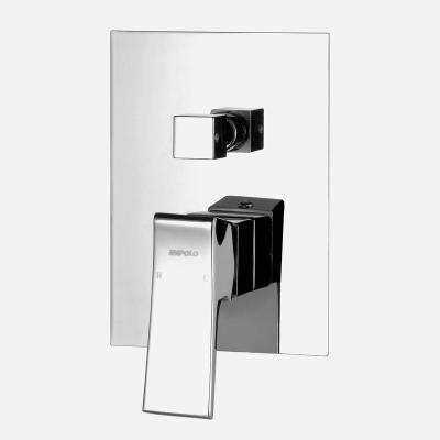 China Without Sliding Bar UPC Diverter Shower Body Valve Faucet Wall Mounted Contemporary Brass Shower Room Concealed Shower Mixer Valve Hot Cold Water for sale