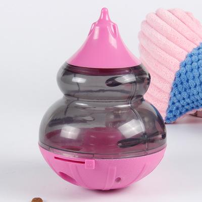 China Interactive Automatic Pet Food Spiller Toy Dog Bite Tumbler Food Dispenser Cat Training Food Ball Pet Supplies for sale