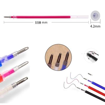 China 20pcs High Temperature Ink Fabric Marker Pen Heat Erasable Refills For Quilting Sewing Disappearance Sewing Accessories for sale