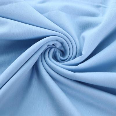 China Shrink-Resistant 40 combed Ice cotton spandex single jersey 160gsm knitted fabric for sale