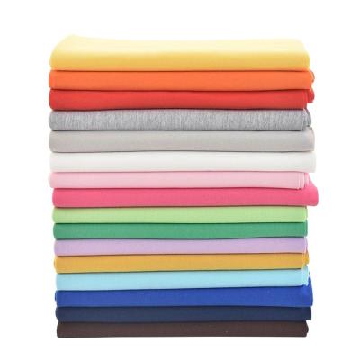 China Shrink-Resistant 150GSM combed knitted 97% cotton 3% spandex stretch mercerized single jersey fabric for underwear Tshirt clothing for sale