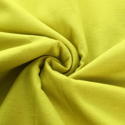 China Shrink-Resistant Mercerized 32s weft knitting garment fabric 100% Cotton stocklot 13 colours single jersey knitted Fabric for sale