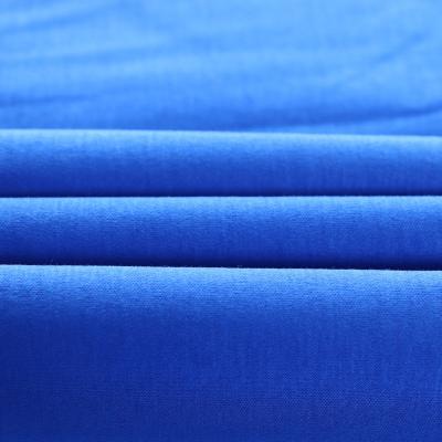 China Shrink-Resistant Available various colors 80s 150gsm cotton mercerised double-sided Interlock knitted fabric T-shirt fabric for sale