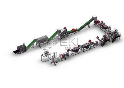 중국 디발러 Pet은 뜨거운 세탁기 1500Kg Ｈ 플라스틱 세광장을 얇은 조각으로 벗겨집니다 판매용