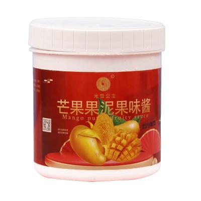 China Bread Fruit Premium Mango Block Fruit Sauce Natural Fruity Flavor Fruit Jam 1.2kg Raw Material For Milk Tea Milkshake Dessert Drink for sale