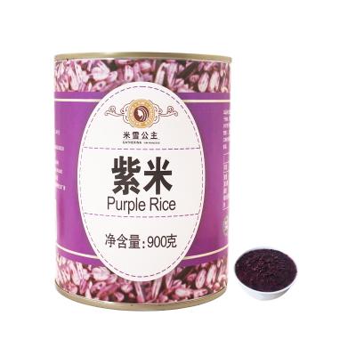 China 900g canned canned purple rice canned ready-to-eat grain can food decorate milk tea soup cooked milk for sale