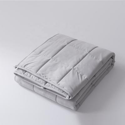 China Removable Washable Anti-pilling Anti Worry Cotton Glossy Weighted Blanket Blanket for sale