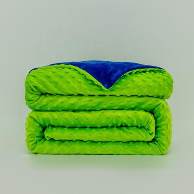 China Chinese crystal soft touch workmanship velvet weighted cover blanket anti-pilling for sale