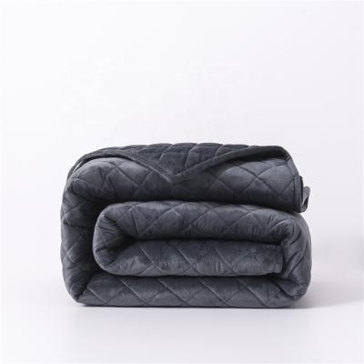 China China factory anti-pilling wholesale customized size and color minky dot or minky weighted cover blanket for sale