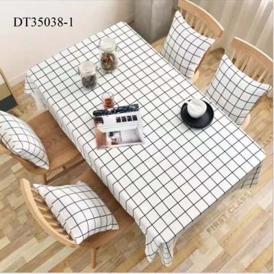 China Factory direct sales rectangle tablecloth waterproof logo for table or tea party for sale