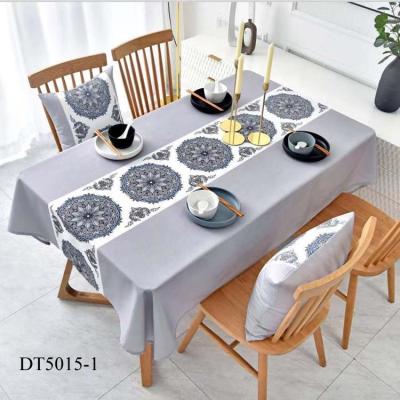 China Hot Selling Rectangular Tablecloth Waterproof Waterproof, Oil-proof, Anti-scald Cheap Polyester Tablecloths for sale