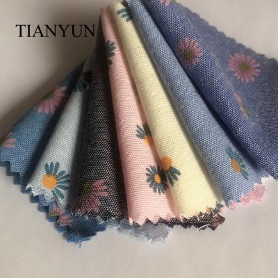 China Anti-Static Hot Sale Egyptian Sunflower Fabric Textiles 100% Floral Printed Cottons And Fabrics For T Shirt for sale