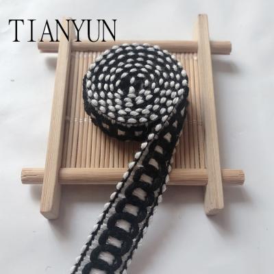 China 2020 Sustainable New Fashion Style 100% Cotton Eyelet Trims 17Mm For Clothing for sale