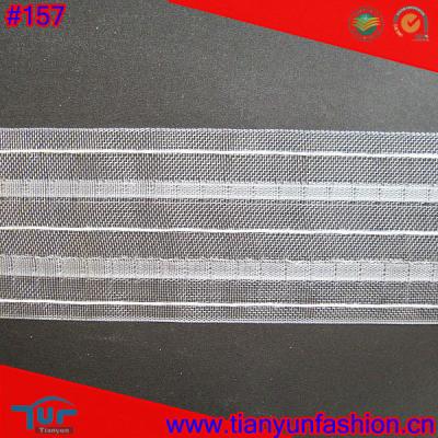 China Insulated Transparent Nylon Curtain Accessories Pleat Tape for sale