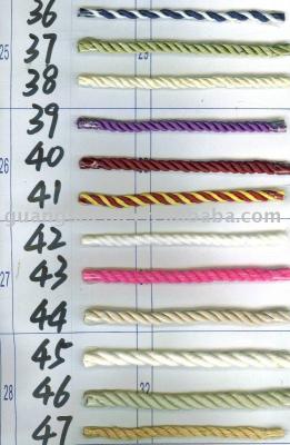 China 2012 Sustainable Decorative Colored Polyester Twisted Rope for sale