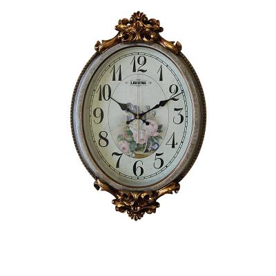 China Home decor FBD8259P10 high quality cheap european antique wall clock vintage analog quartz style antique wall clock for sale