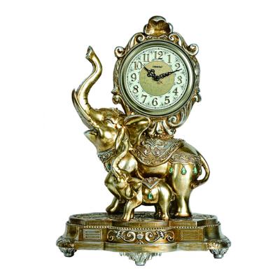 China 2016 New Products Style Antique Desk Clock Antique Bronze Clock 1451 for sale