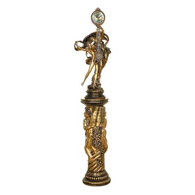 China Antique Style Decorations House Decor Bronze Floor Clock 211BK+811BK for sale