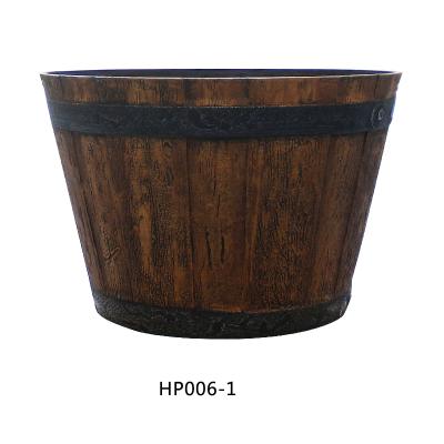 China American Style Whiskey Barrel Flower Pot Garden Pot HP006 for sale