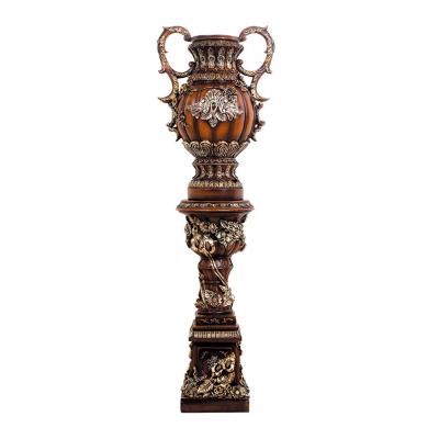 China Europe antique flower pot pillar ornament vase for home decor A0384Q for sale