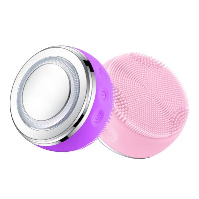 China Factory Wholesale Mini Handheld Deep Cleaning Facial Brush Deep Cleansing Silicone Waterproof for sale