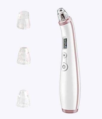 China Rechargeable Lithium Battery Home Use 3 in 1 Vacuum Pore Cleaner Face Blackhead Acne Cleansing Removal for sale