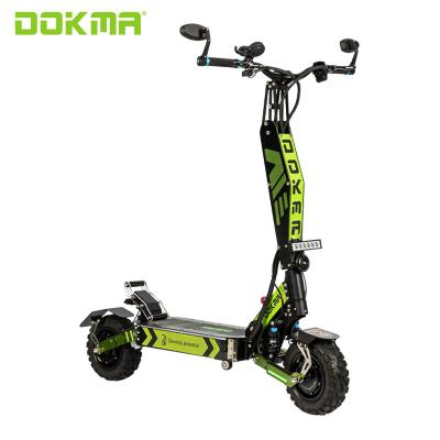 China DOKMA Unisex 11 Inch Double Tires D-NINJA 2020 Electric Scooter 60V 4000W Hydraulic Shock Absorption for sale