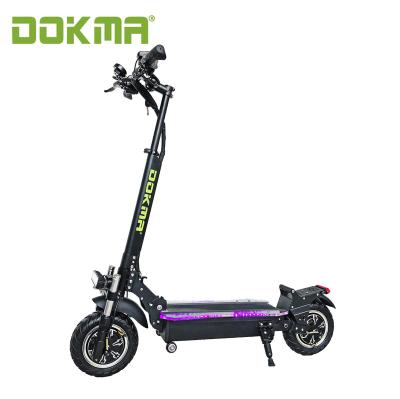 China Powerful Dokma Unisex Electric Hydraulic Suspension Platform Electric 1200w/2400w Acrylic Scooter for Adult for sale