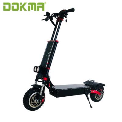 China DOKMA 60V 1600W*2 Unisex Dual Motor with Customizable Acrylic Light Board On Road/Off Road Tire Electric Scooters for sale