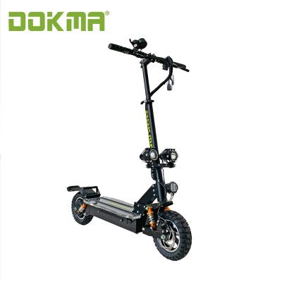 China Hot Selling 48V 1200w/2400w City Sport Folding Scooter Aluminum/Steel Off Model Road Dokma Electric Scooter With Pedal for sale