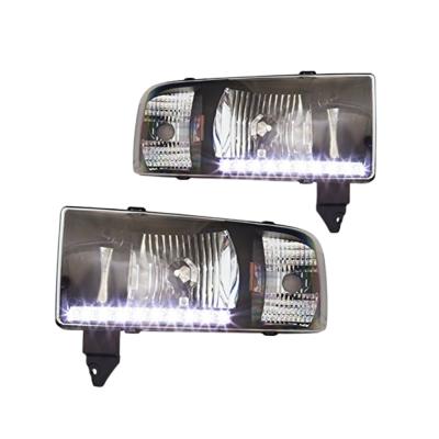 China wj10-0306-01 wj10-0306-04 1994-20001 wj10-0306-04 Ram 1500 Black 2500 3500 Headlights LED DRL Head Lamps - DEVICE RAM 3500 for sale