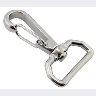 China Durability Stainless Steel Snap Hook Simple Square Ring Cardan Hook for industrial for sale