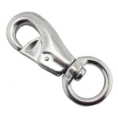 China Durable And Versatile Bullhead Stainless Steel Swivel Snap Hook For Organizing for sale