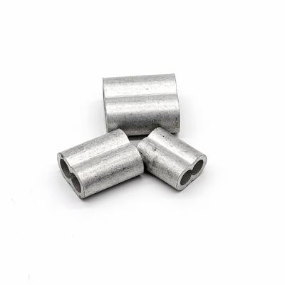 China 0.5mm-50mm Stainless Steel Wire Rope Accessories Aluminum Stainless Steel Swage Sleeves for sale