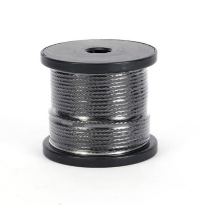 China Pa Plastic Pvc Coated Stainless Steel Wire Rope For Construction Field for sale