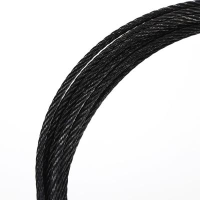 Chine Cable en acier inoxydable SS câble en vinyle noir enduit 304 à vendre