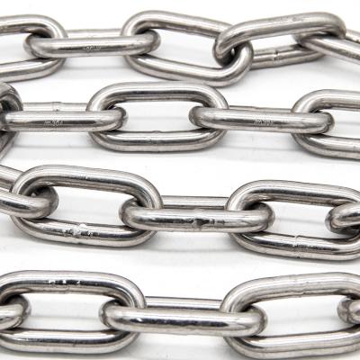 China Waterproof Rust Resistant stainless steel link chain Tarnish Free Silver Chain for sale