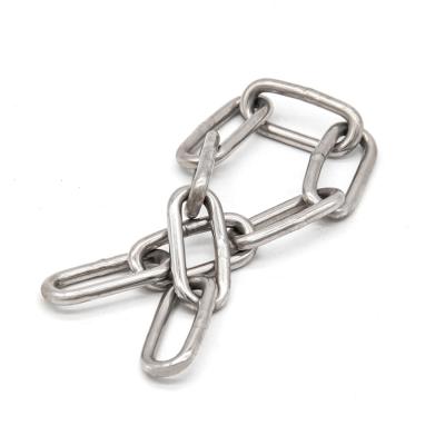 China Waterproof link stainless steel jack chain silver for sale