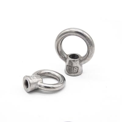 China Safety And Stability Custom Size Stainless Steel Eye Nuts 6mm 10mm Eye Nut for sale