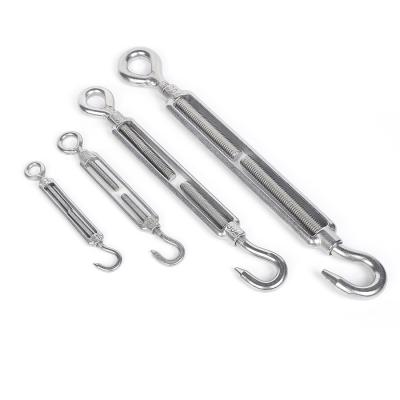 China Polished Heavy Duty Turnbuckle 316 Ss Turnbuckle Frame Type Eye Hook for sale