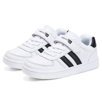 China Good Quality Breathable Various Promotional Girl's Leatherette Casual White Shoes for sale