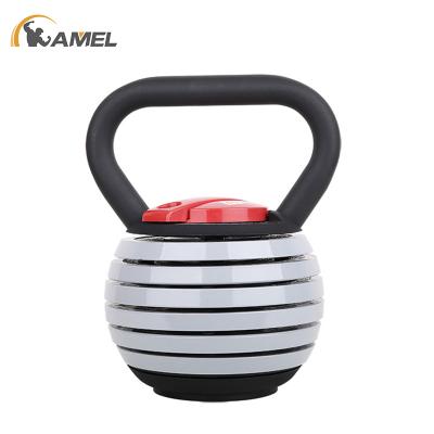 China Adjustable Weight Fitness Cast Iron Kettle Bell Gym Weights Painted Kettlebell for sale