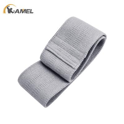 China High Quality Band Logo Booty Training Bands Custom Made Polyester Fabric Hip Band Booty Exercise Loop 3 Levels Hip Training Band for sale