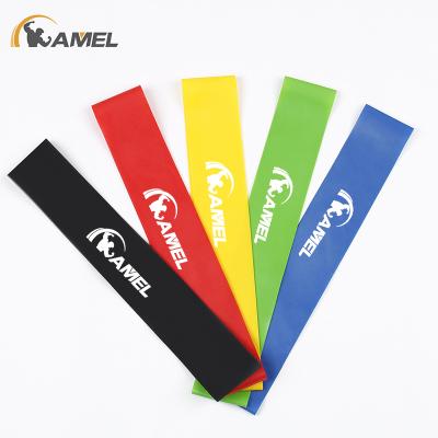 China Eco-Friendly Pilate Yoga Strength Training Elastic Circular Bands High Quality Colored Exercise Latex Loop Fitness Band for sale