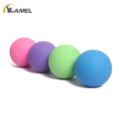 China Hot Selling Round Tissue Therapy Silicone Lacrosse Back Massager Deep Ball for sale