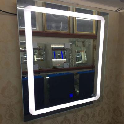 China Contemporary China Made Factory Can Be Customized Size Logo Luxury Small Size Wall Mounted Bathroom Mirror With Defogger for sale