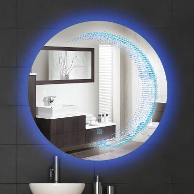 China Factory Direct Sales Fashionable Luxurious Bright Multi Function LED Illuminated Bathroom Mirror for sale