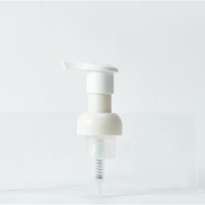 China Wholesale White Plastic Soap Dispenser Pump Foam Left And Right 0.8cc 40Mm Non Switch Locks for sale